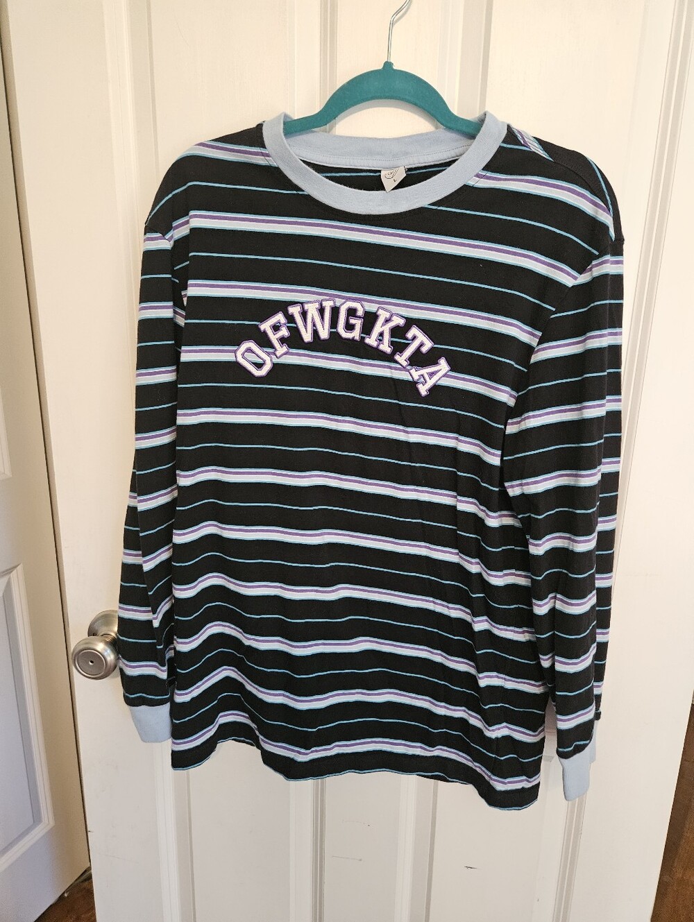 Odd Future Striped Long Sleeve Tee with Pastel Accents